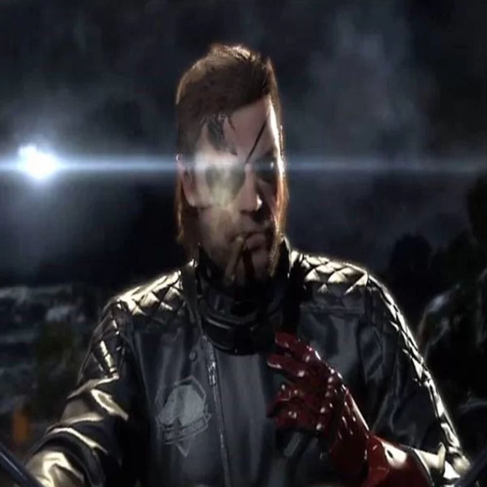 Metal Gear Solid Snake Biker Leather Jacket