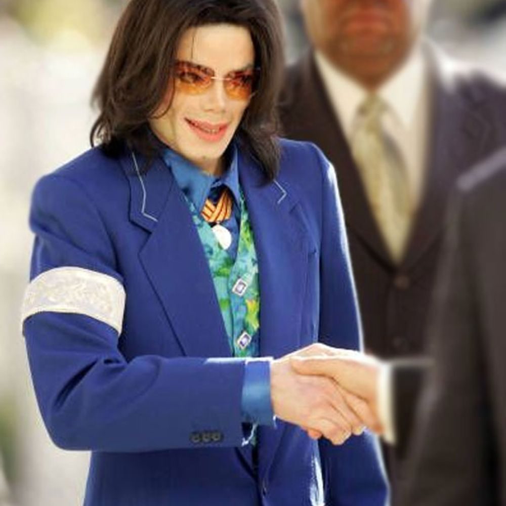 Michael Jackson Courtside Blue Blazer (2)