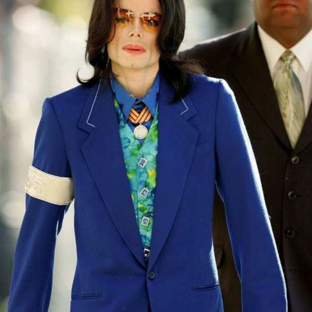Michael Jackson Courtside Blue Blazer