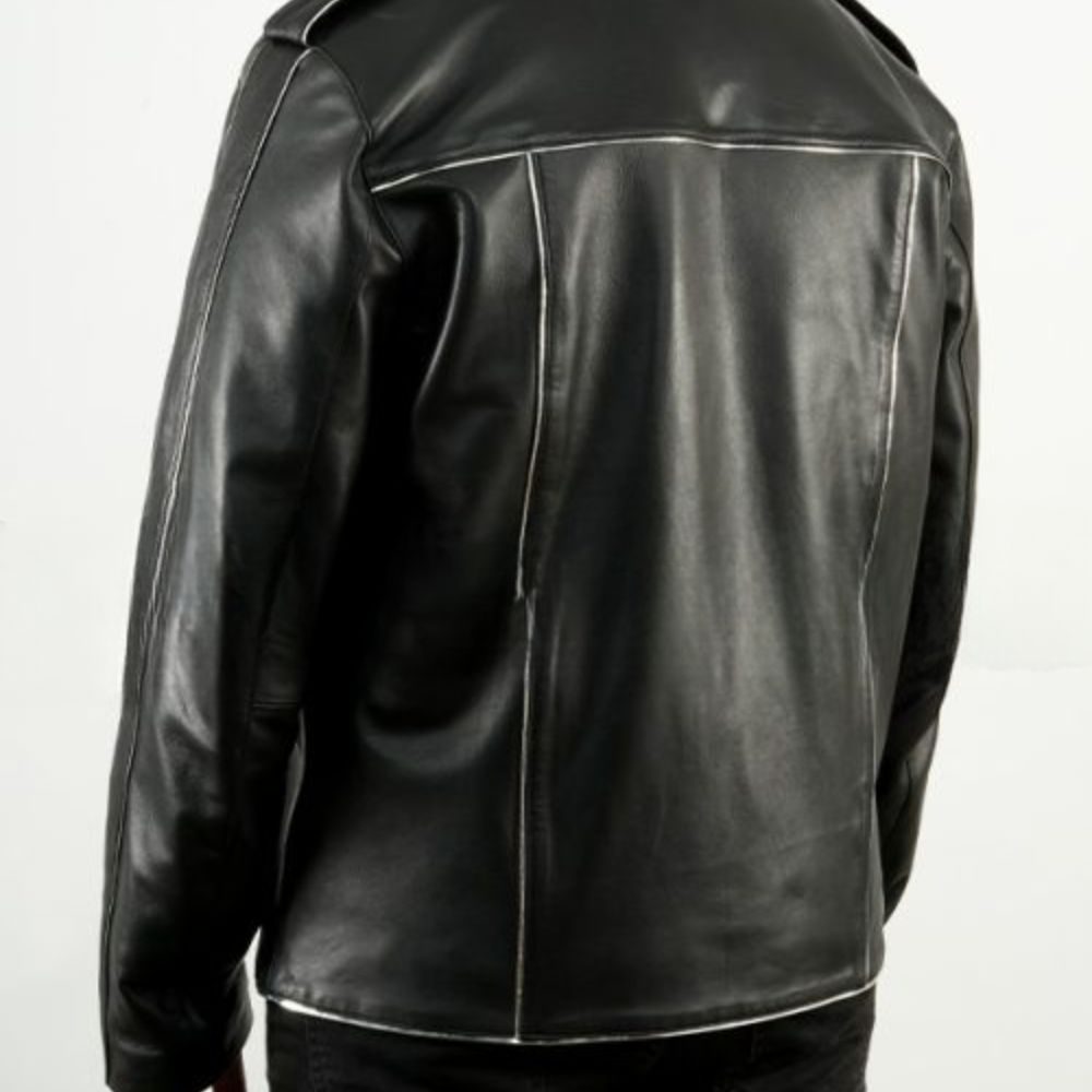 Michael Jackson V8 Black Leather Jacket