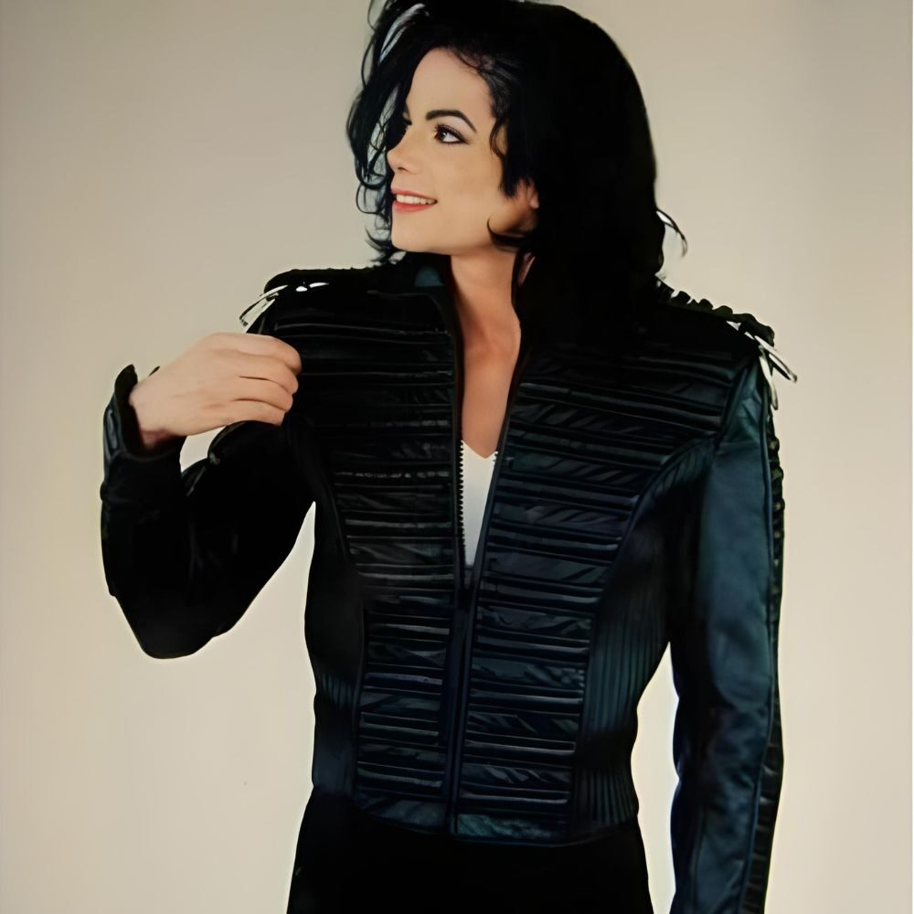 Michael Jackson Will You Be There Black Leather Jacket