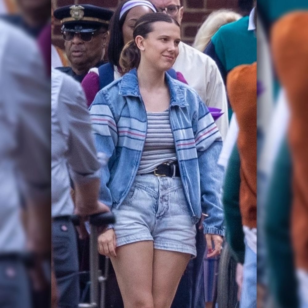 Michelle The Electric State 2025 Denim Jacket (4)