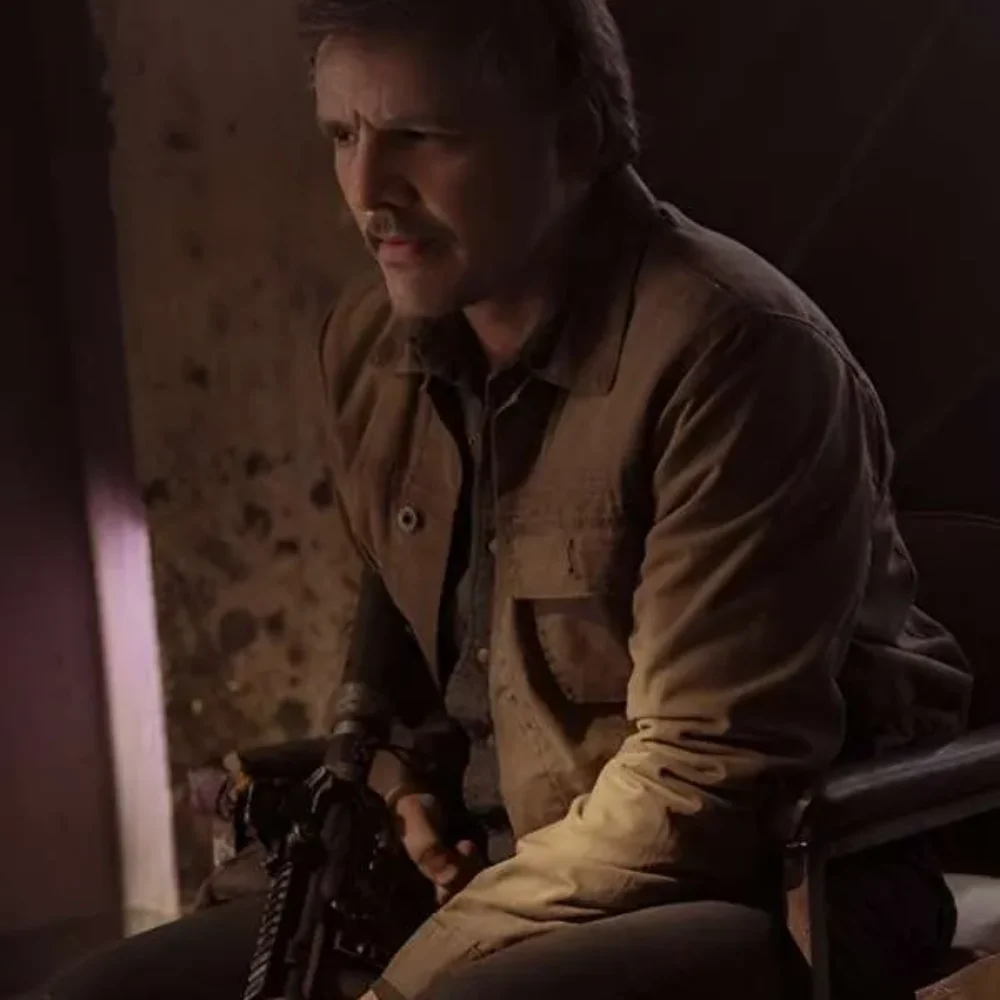 Pedro Pascal The Last of Us Brown Jacket