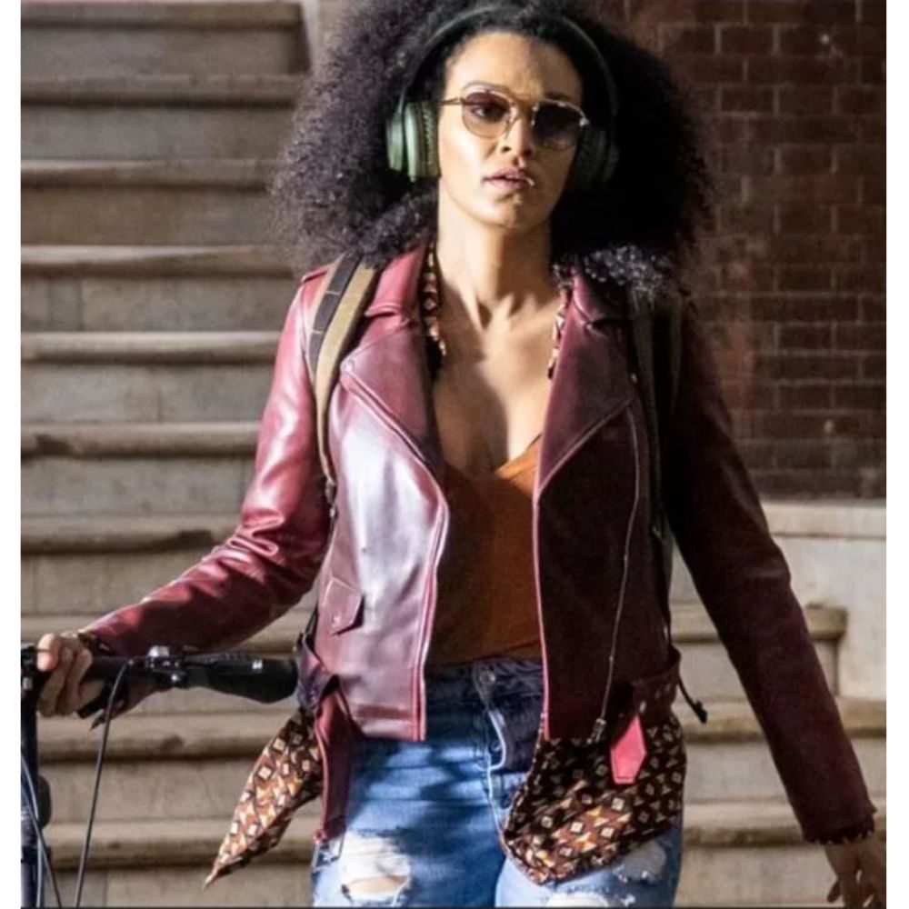 Queen Sono Pearl Thusi Leather Jacket