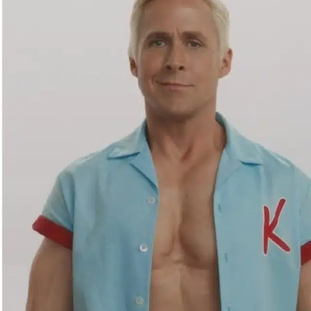 Ryan Gosling Barbie Movie Blue Ken Vest