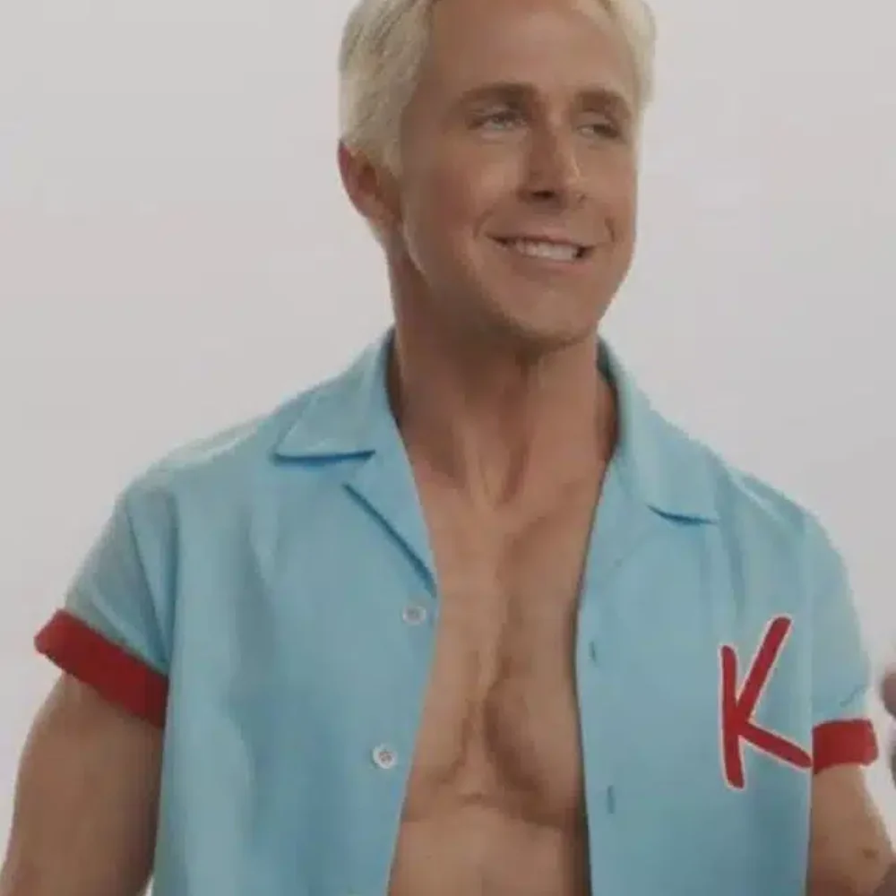 Ryan Gosling Barbie Movie Blue Ken Vest
