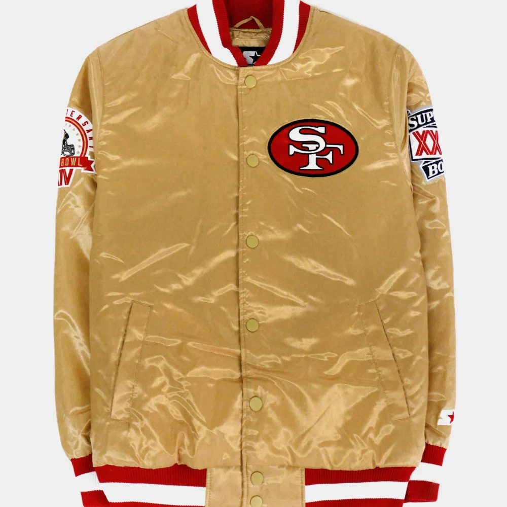 San Francisco 49ers Starter Jacket front