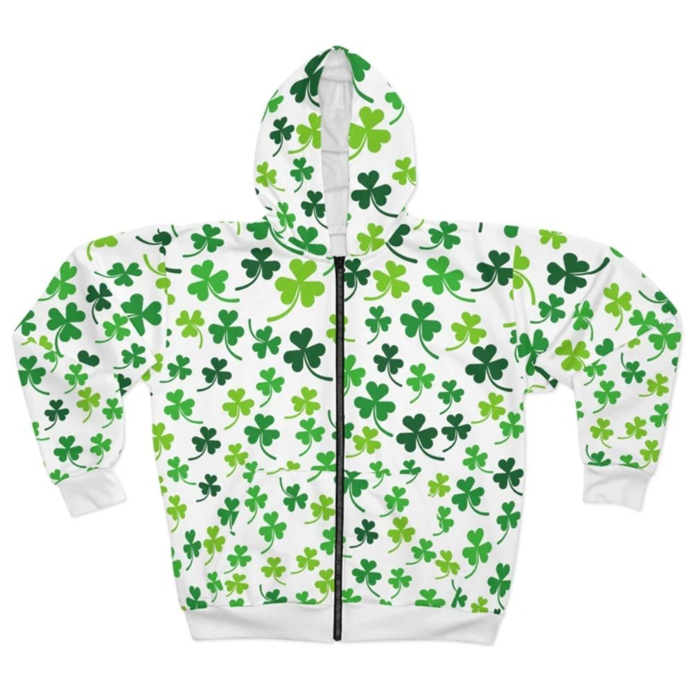 Shamrock St. Patrick's Day Long Sleeve Irish Hoodie