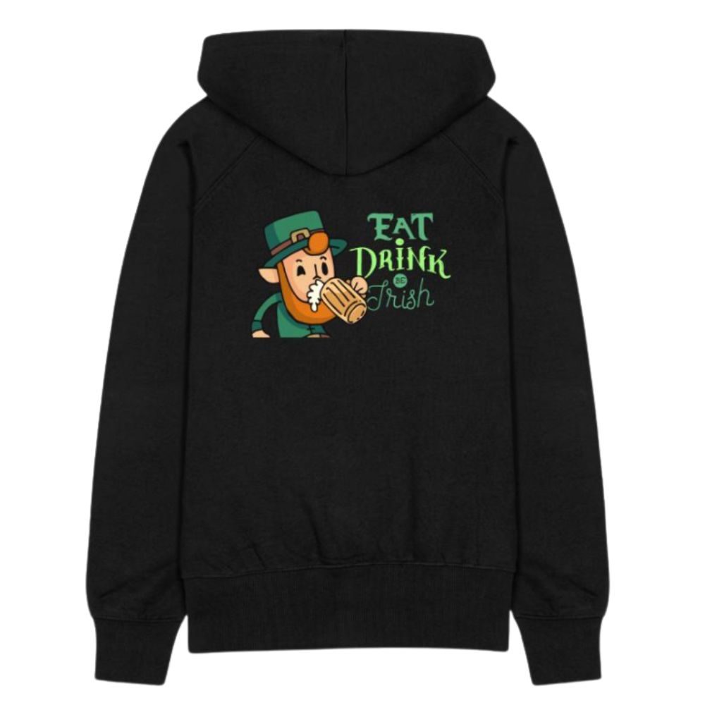 St Patricks Day Ireland Irish Zip Hoodie