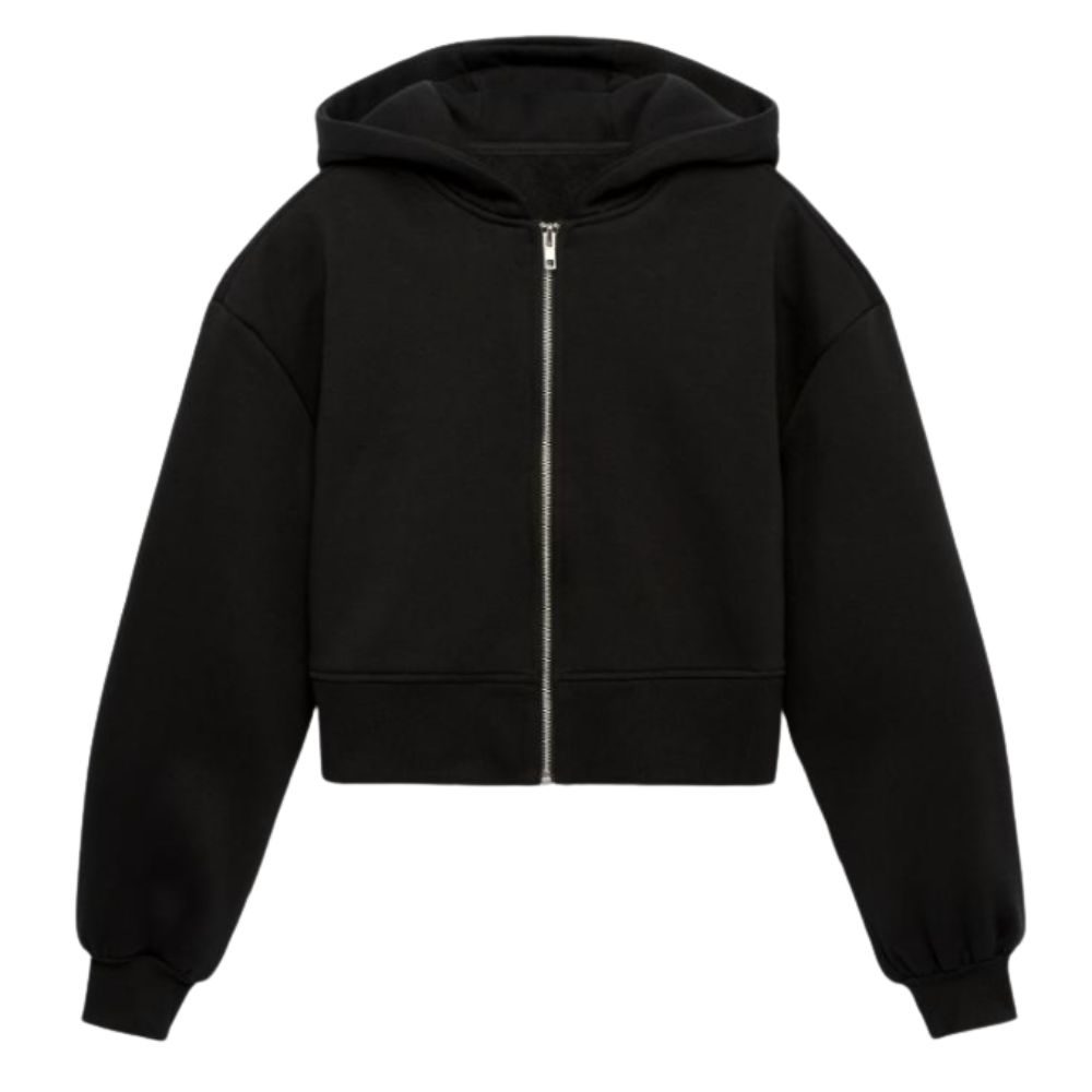 St. Patrick's Unicorn Dab leprechaun Women Cropped Hoodie