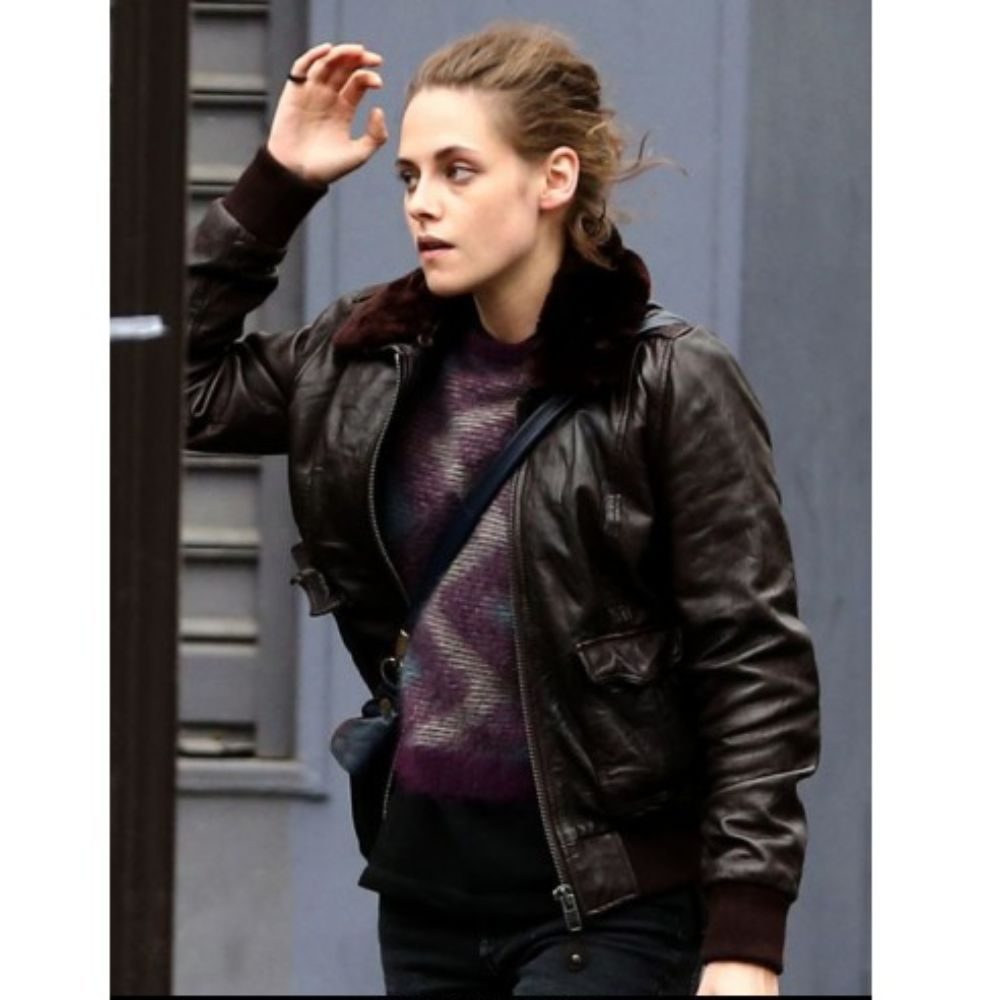 Stewart Kristen Personal Shopper Leather Jacket (1)