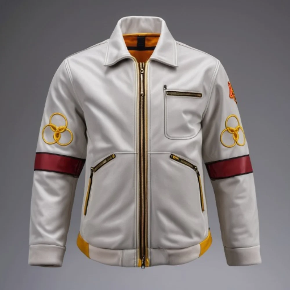 TWD White Three Circle Entity Jacket