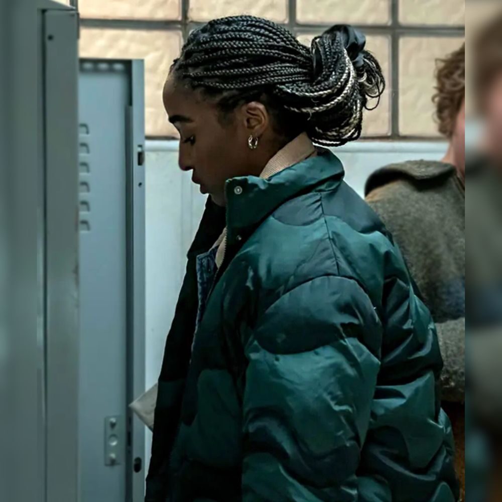 The Bear Sydney Adamu Green Puffer Jacket