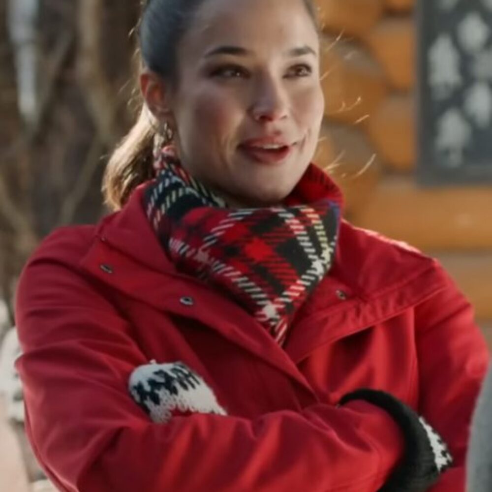 The Christmas Retreat Rhiannon Fish Red Coat