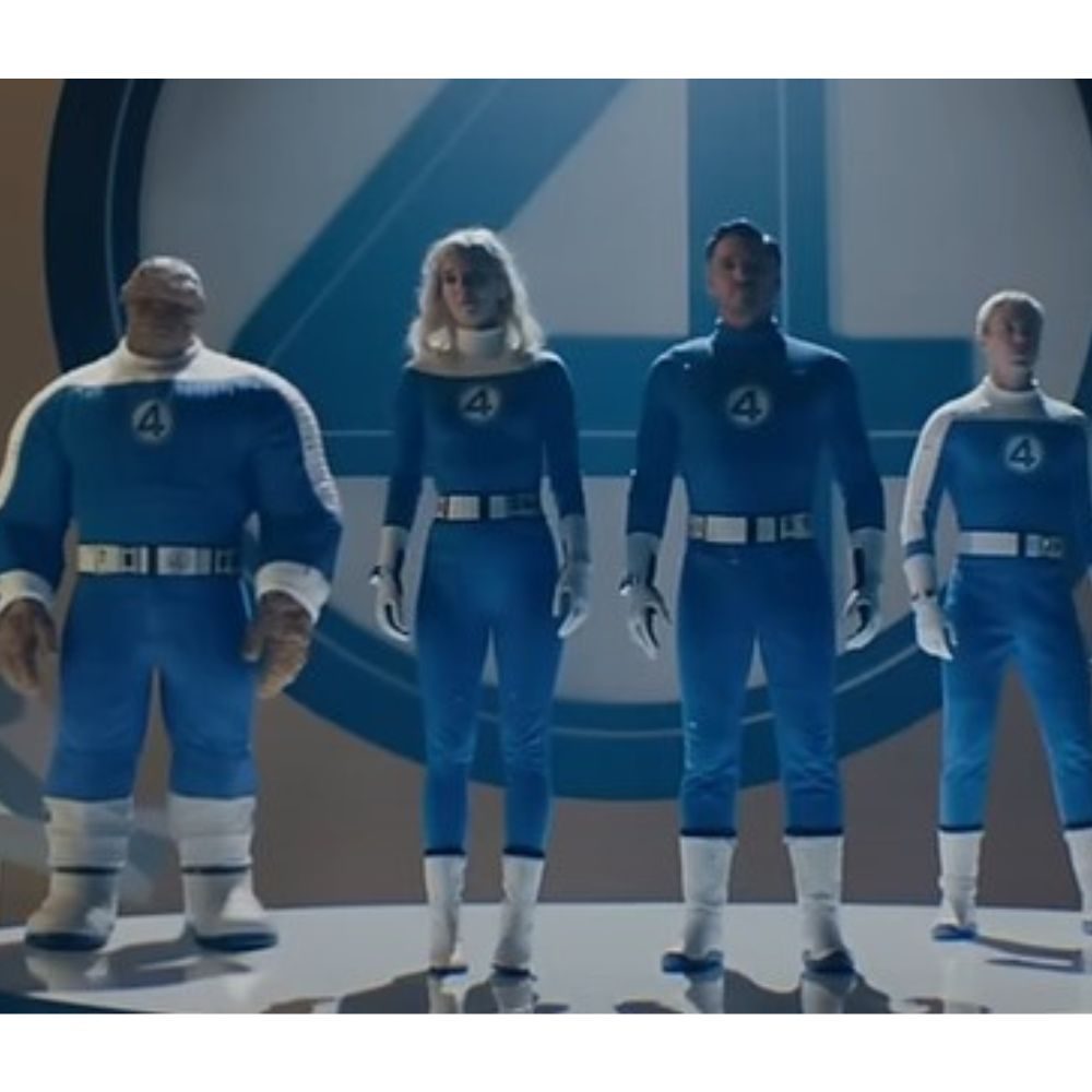 The Fantastic Four First Steps 2025 Blue Costume