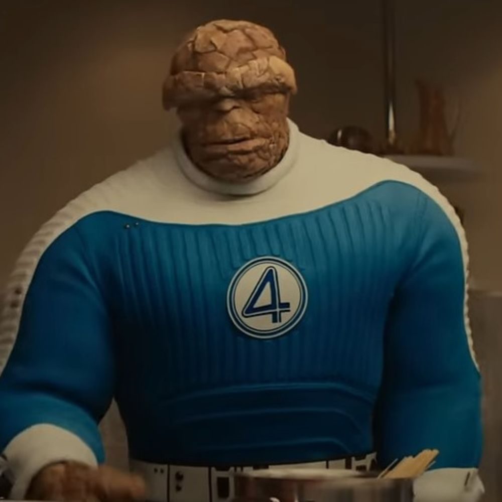 The Fantastic Four First Steps 2025 Blue Costume