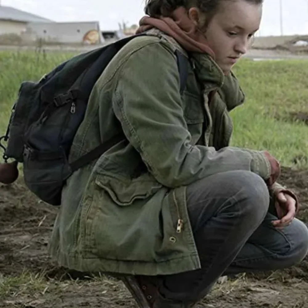 The Last of Us Bella Ramsey Green Jacket