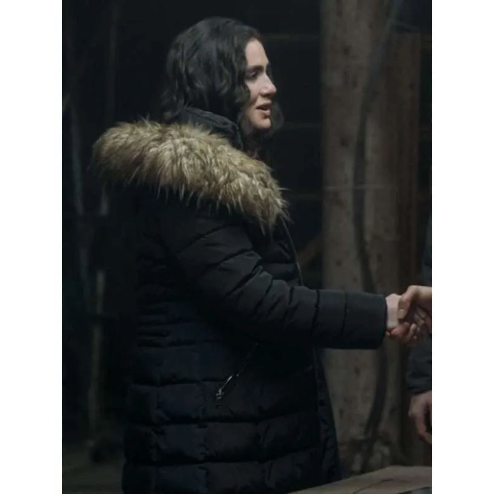 The Night Agent 2025 Arienne Mandi Puffer Jacket