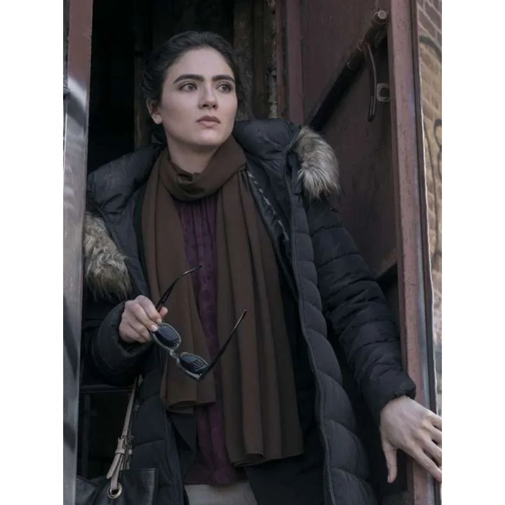 The Night Agent 2025 Arienne Mandi Puffer Jacket