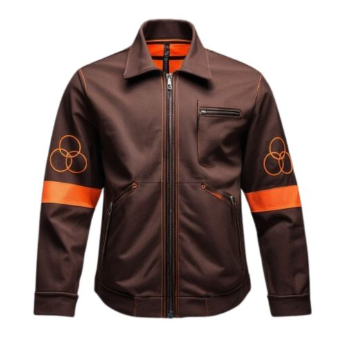 The Walking Dead Three Circle Entity Jacket-Brown
