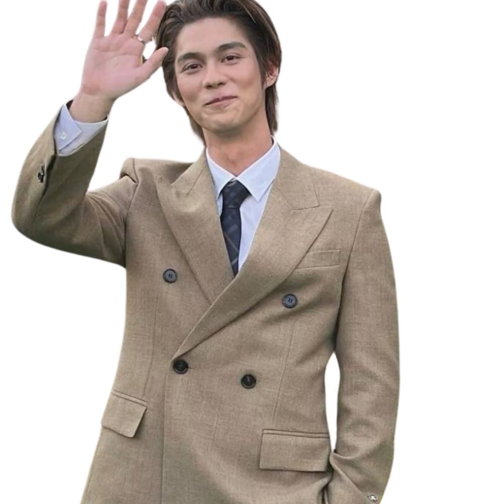 The White Lotus S3 2025 Bright Brown Coat