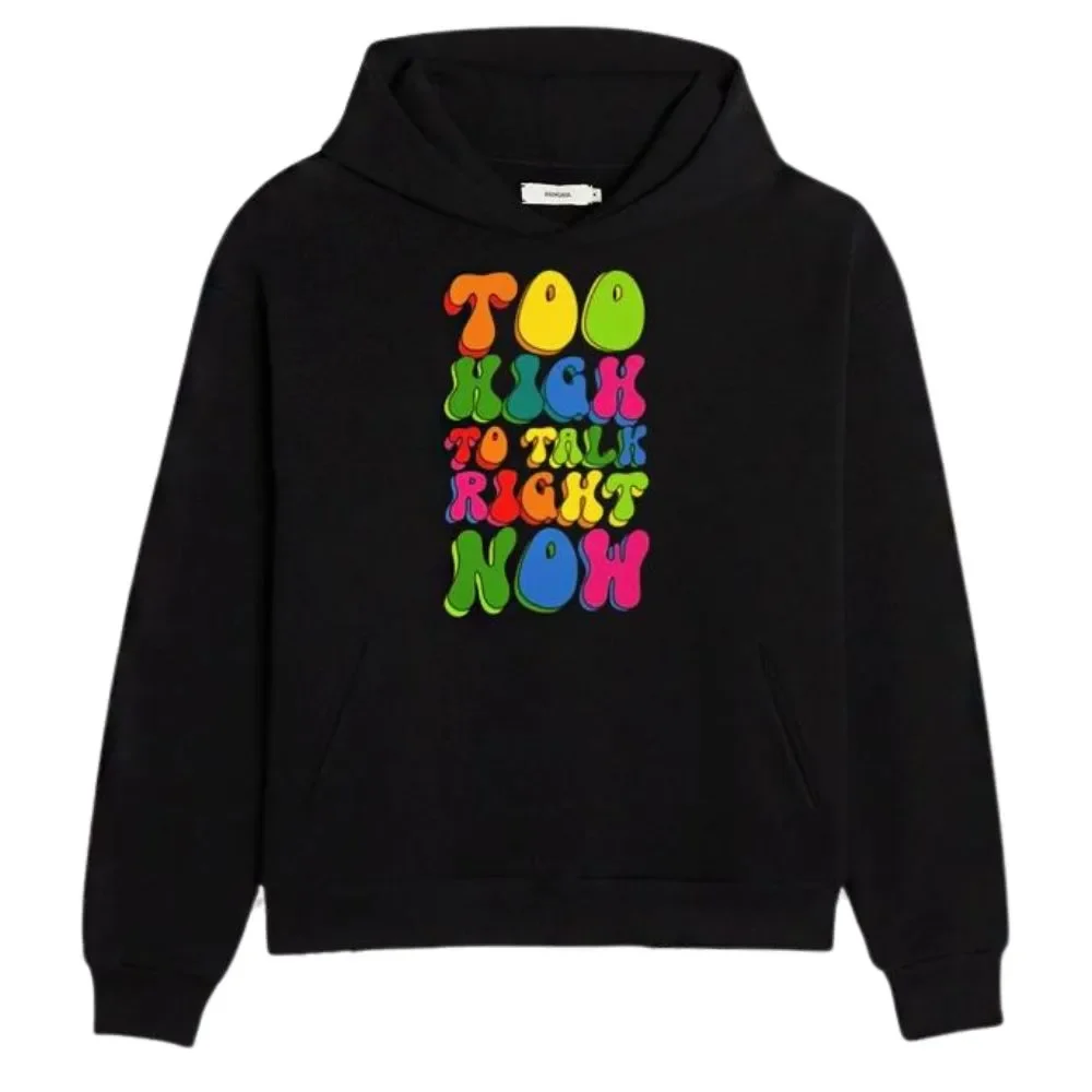 Unisex-Black-Too-High-To-Talk-Right-Now-Hoodie-Front-Look.webp