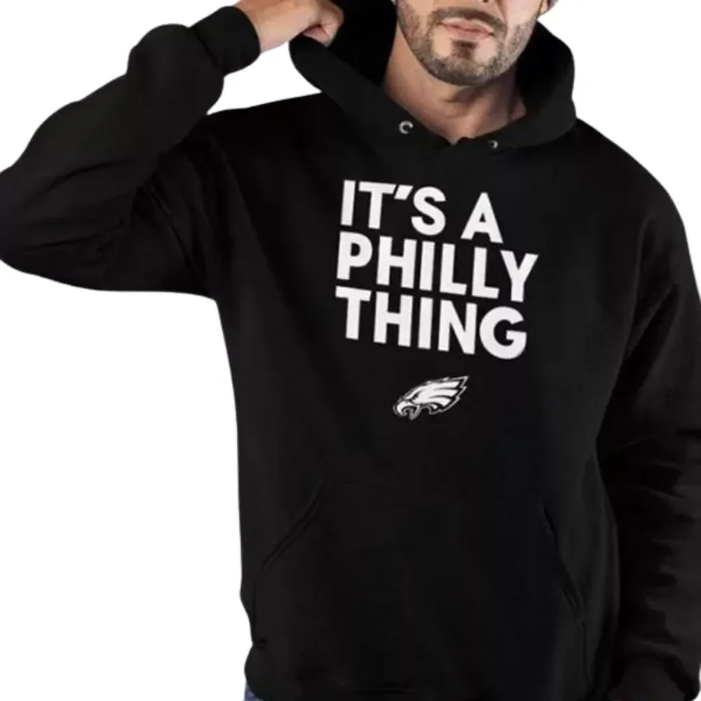 Unisex-Eagles-Its-A-Philly-Thing-Hoodie-Character-Wear-Front-Look.webp