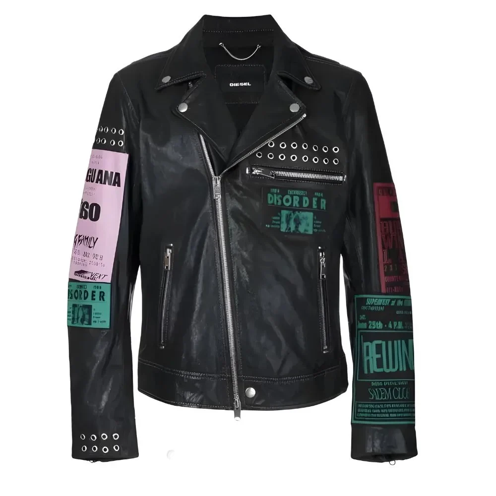 Valentine Black Leather Jacket 2