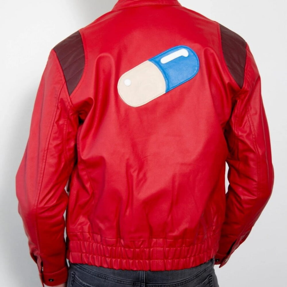 Akira Capsule Red Motorcycle Leather Jacket