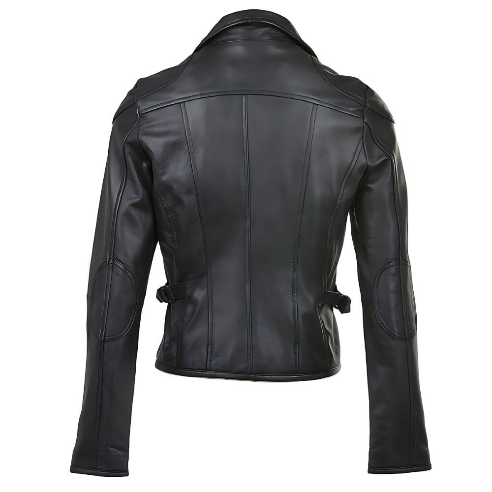Women Stylish Black Leather Jacket