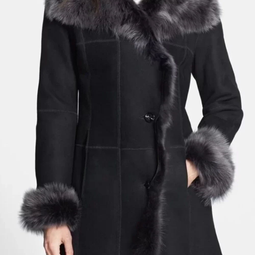 Womens-Faux-Fur-Suede-Leather-Coat-Black-Front.webp