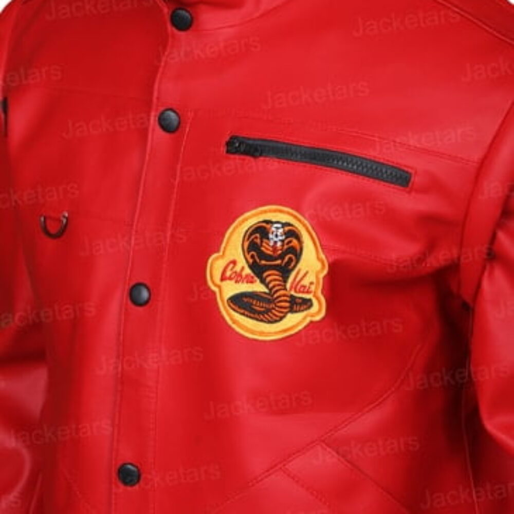Cobra Kai Red Leather Jacket