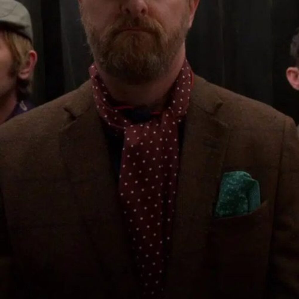 Amazing Ted Lasso Coach Beard Brown Blazer
