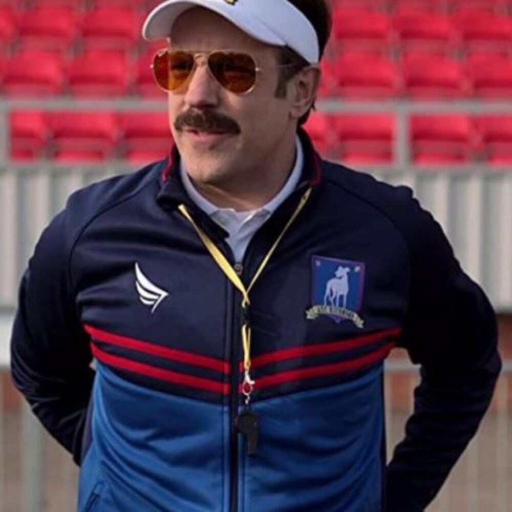 Ted Lasso Blue Zip-Up Jacket