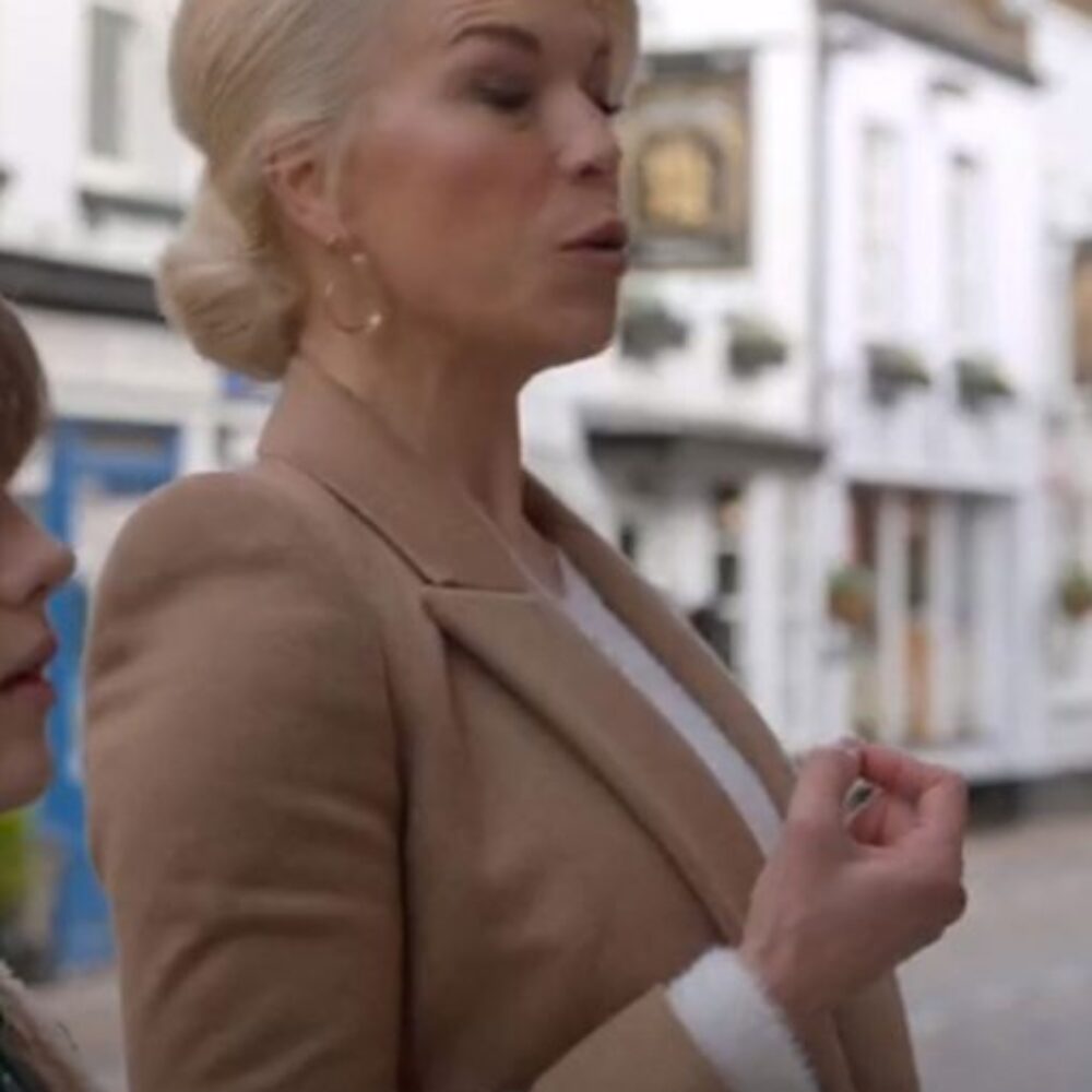 Stunning Ted Lasso Rebecca Welton Brown Long Coat