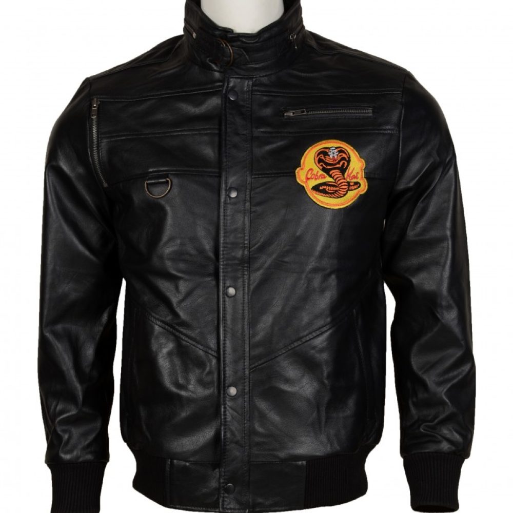 Cobra Kae Black Motorcycle Leather Jacket