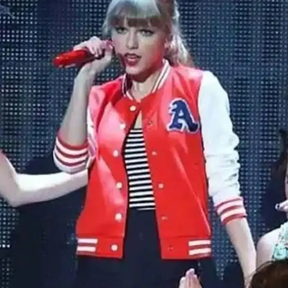 taylor swift letterman jacket